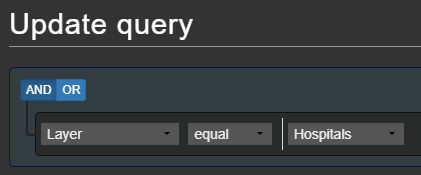 Updating a query