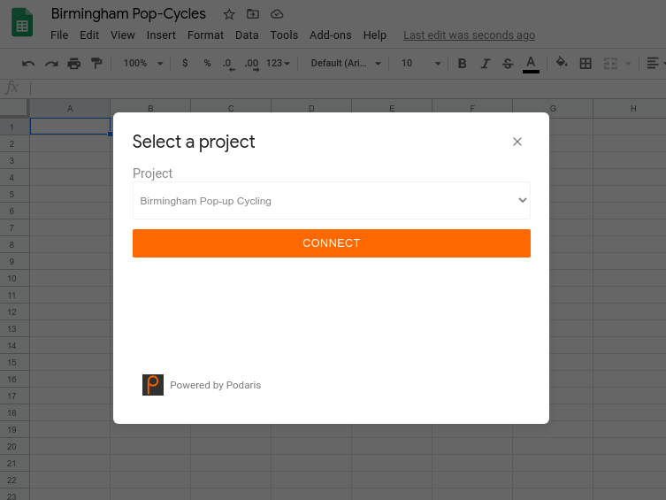 Google Sheet Podaris Plugin