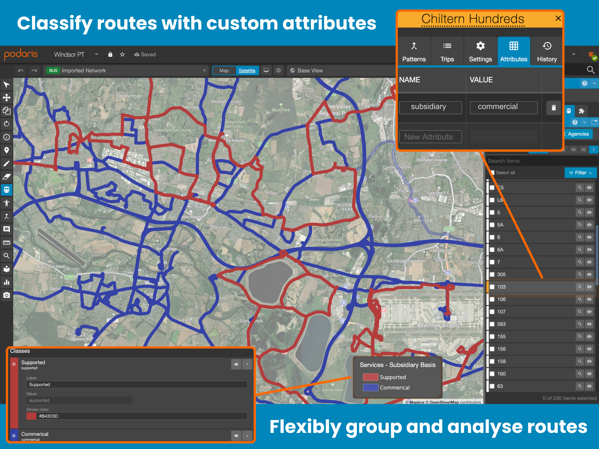 Bus Network Classification